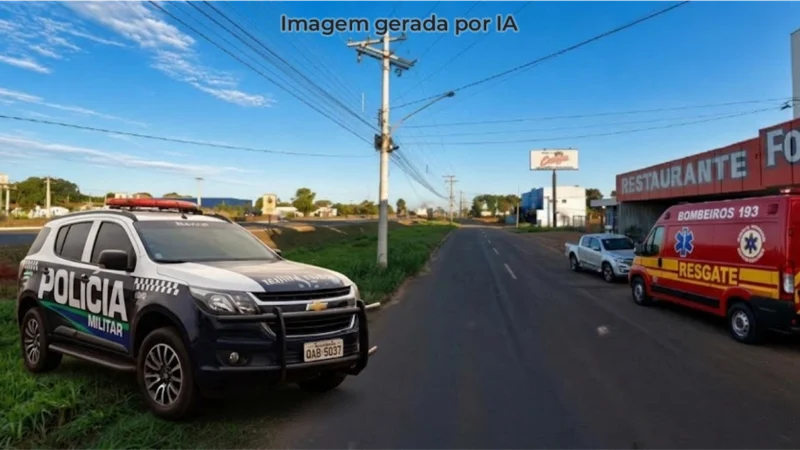 Colisão entre duas motos deixa condutores feridos em Paranaíba