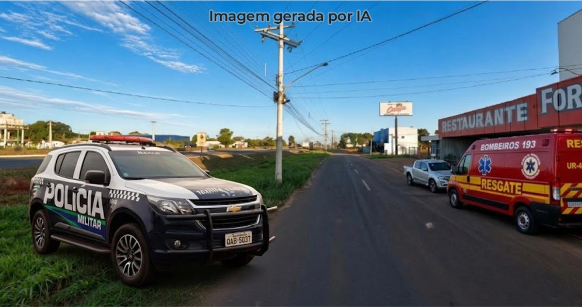 Colisão entre duas motos deixa condutores feridos em Paranaíba