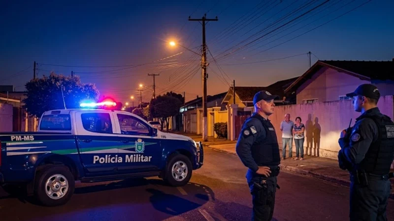 Homem é preso após agredir a mãe e ameaçar o pai em Paranaíba